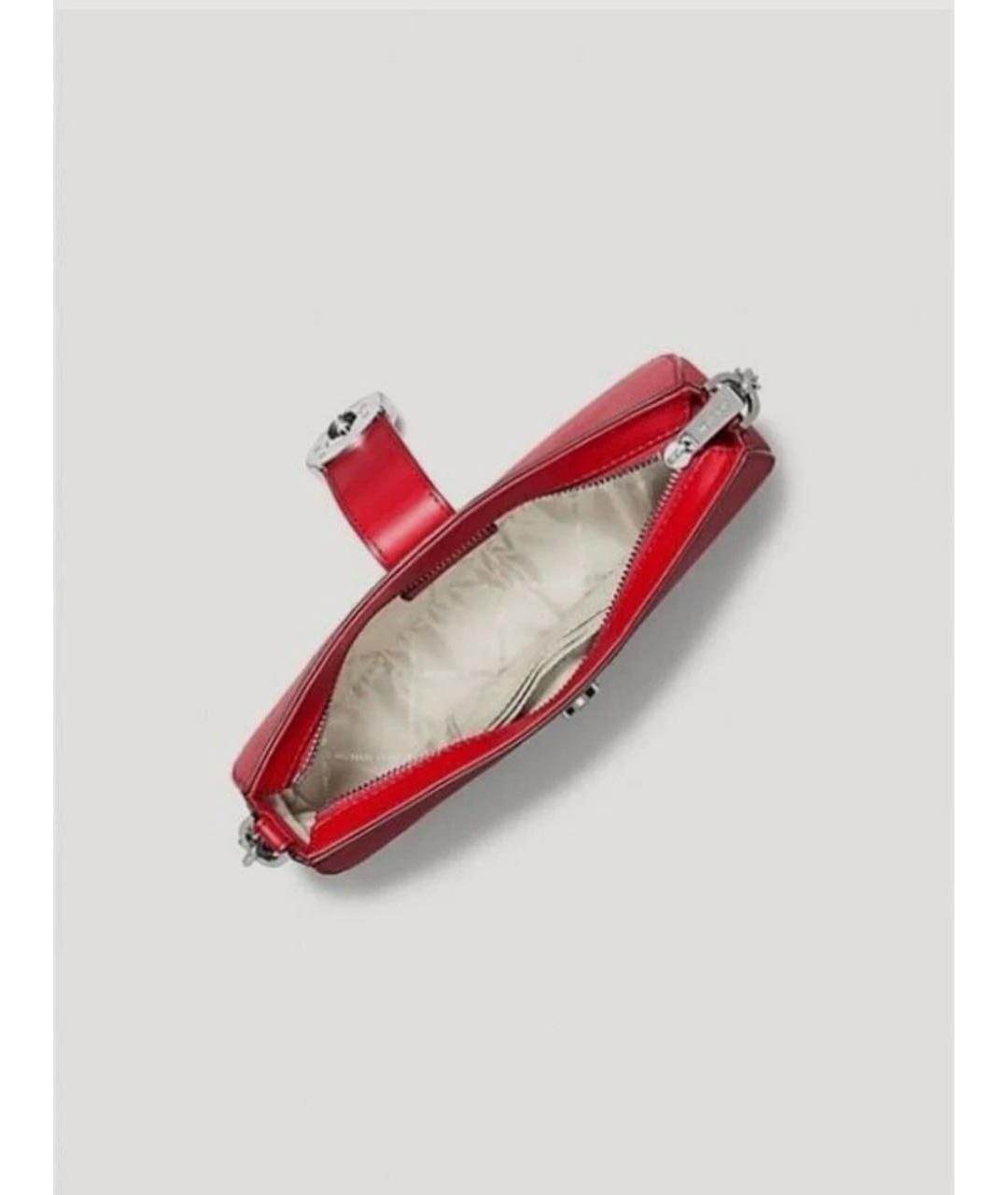 MICHAEL MICHAEL KORS Красная сумка с короткими ручками из искусственной кожи, фото 2