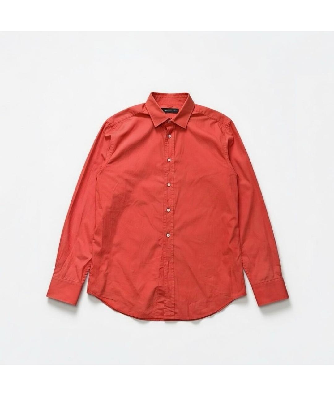 RALPH LAUREN COLLECTION Красная хлопковая рубашка, фото 4