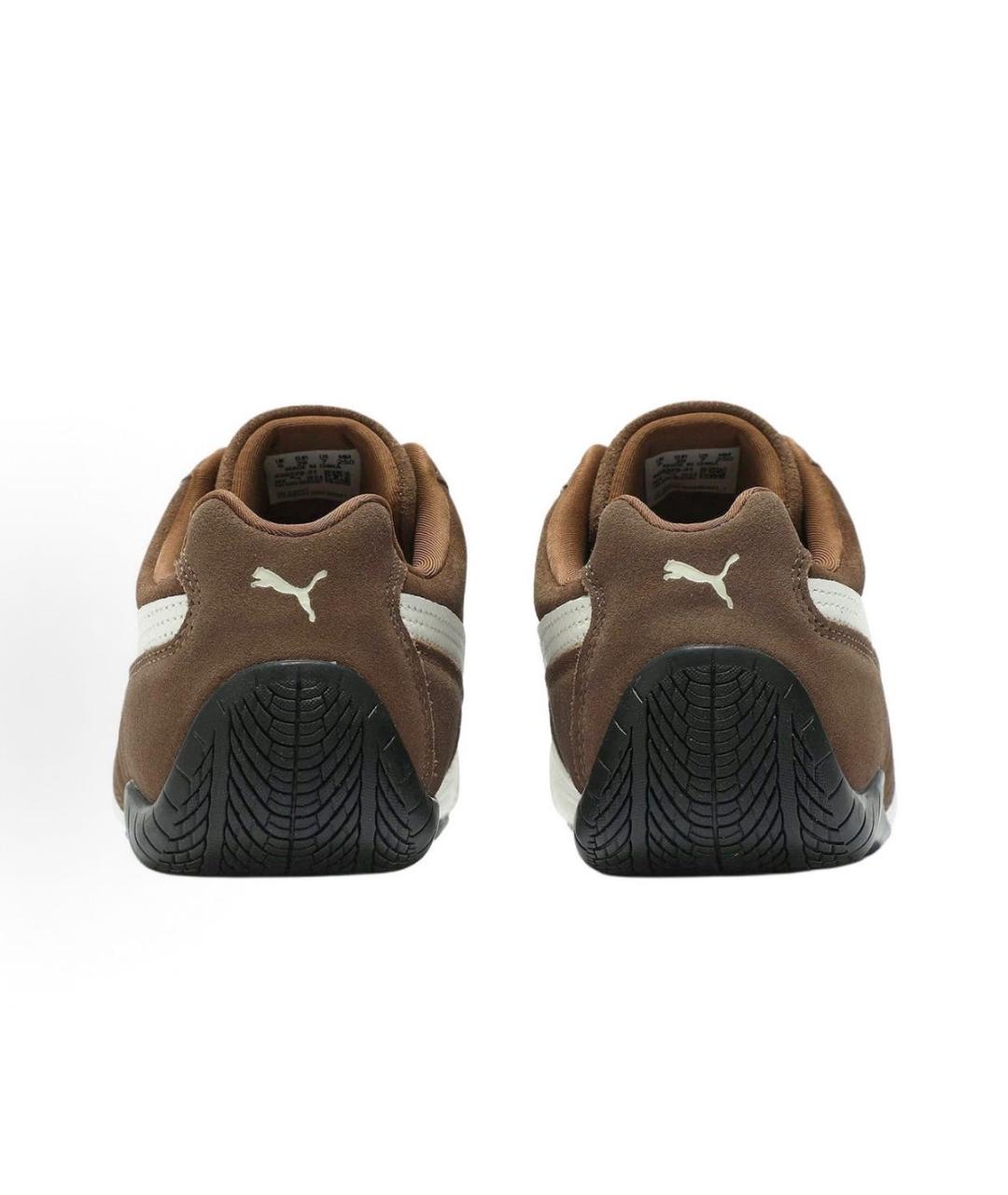 PUMA Коричневые замшевые кроссовки, фото 5