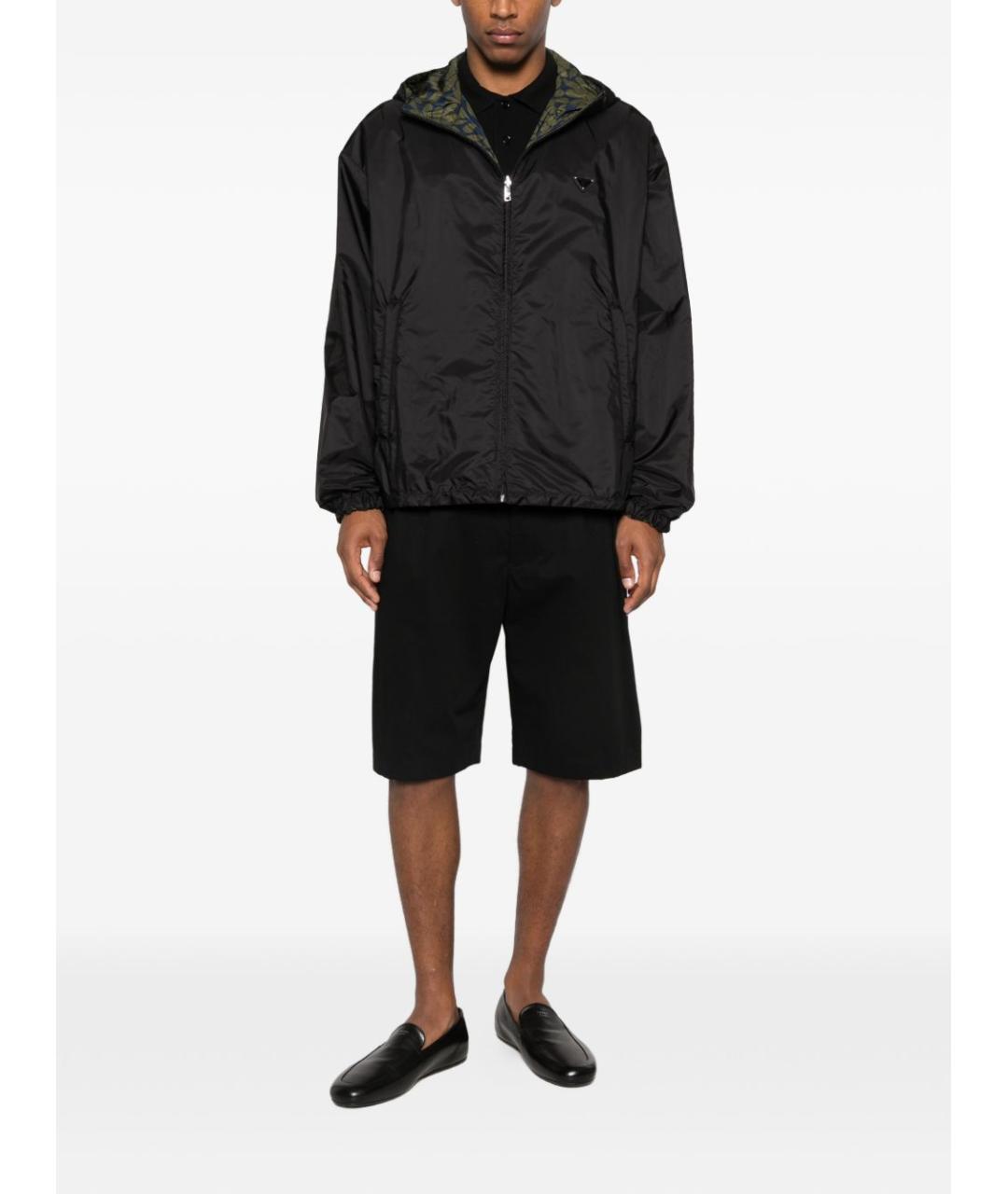 PRADA Черная полиамидовая куртка, фото 3