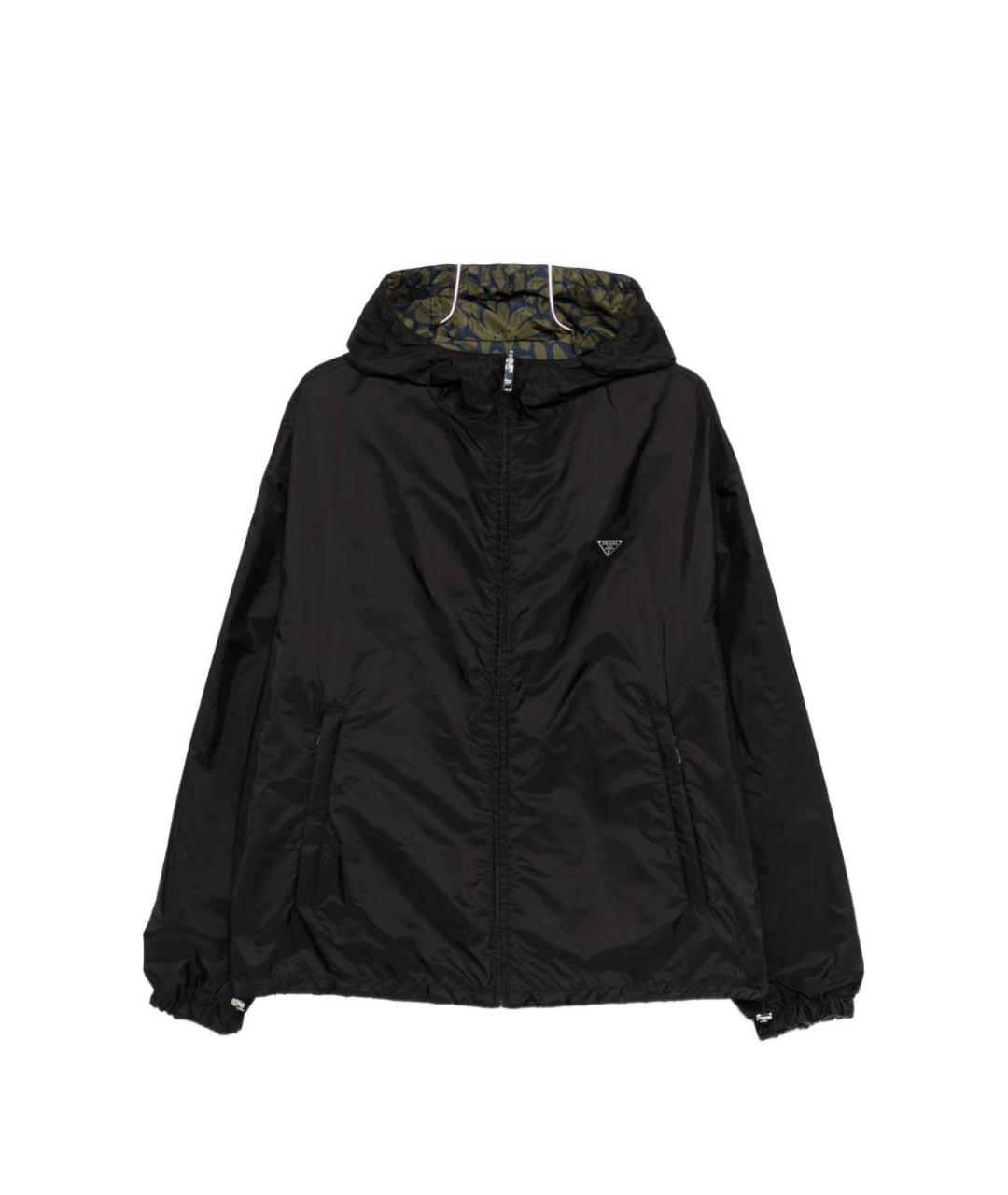 PRADA Черная полиамидовая куртка, фото 1