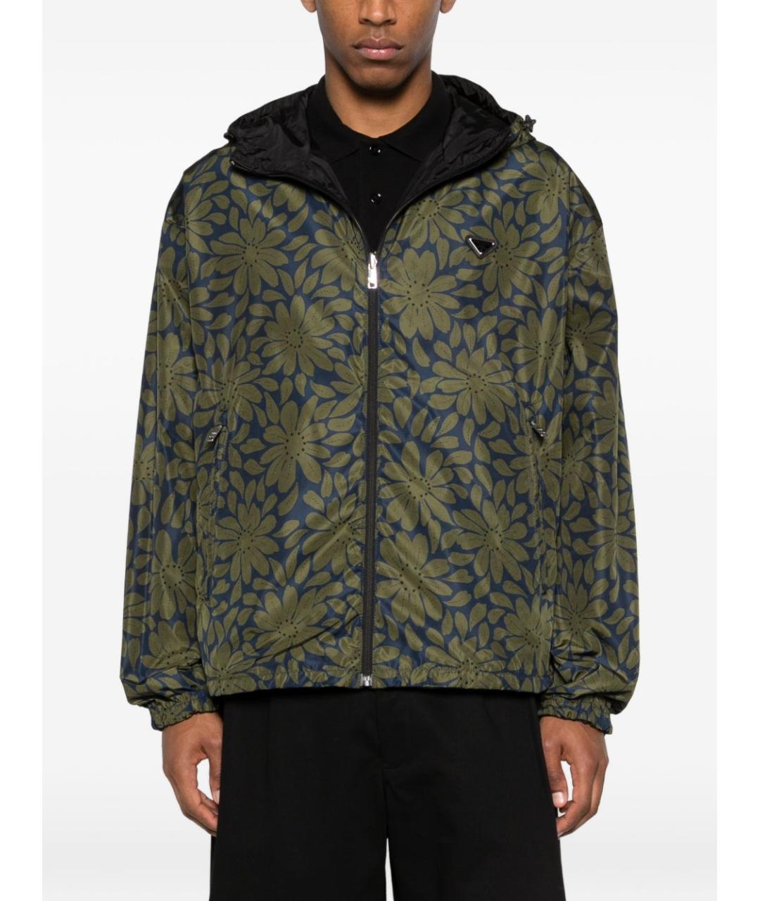 PRADA Черная полиамидовая куртка, фото 5