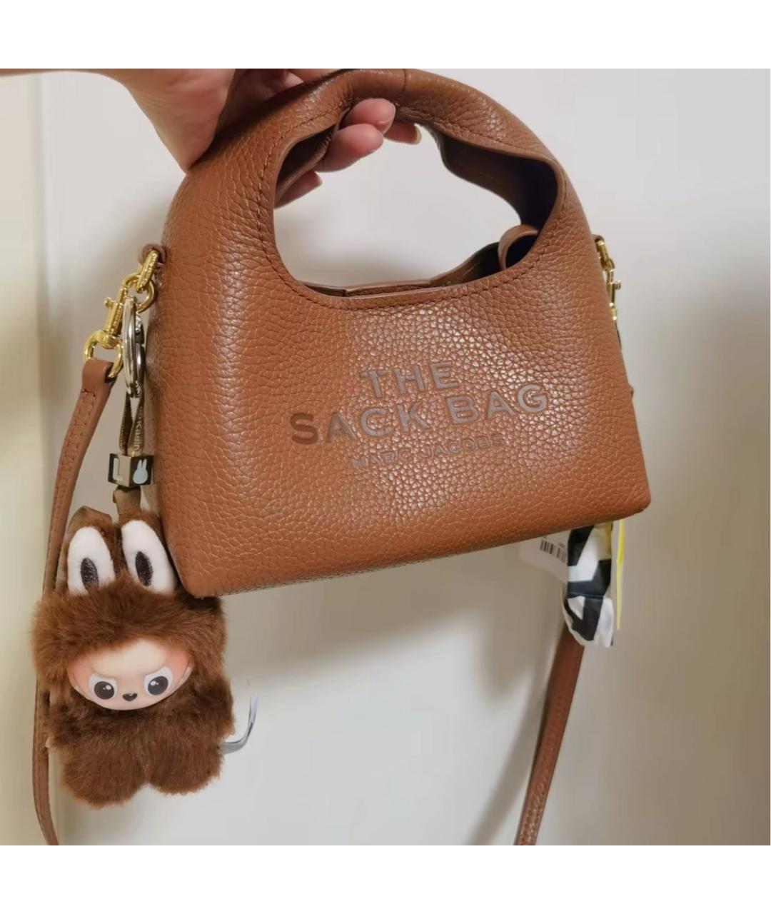 MARC JACOBS Коричневая кожаная сумка через плечо, фото 7