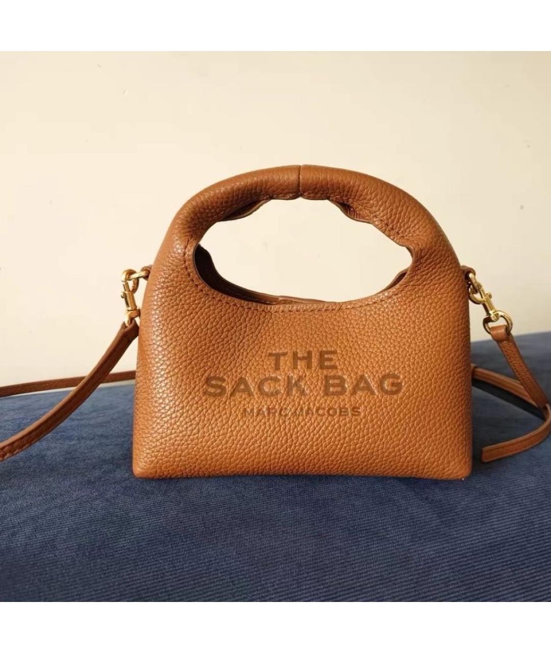 MARC JACOBS Коричневая кожаная сумка через плечо, фото 6