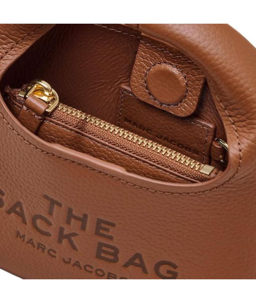MARC JACOBS Коричневая кожаная сумка через плечо, фото 5