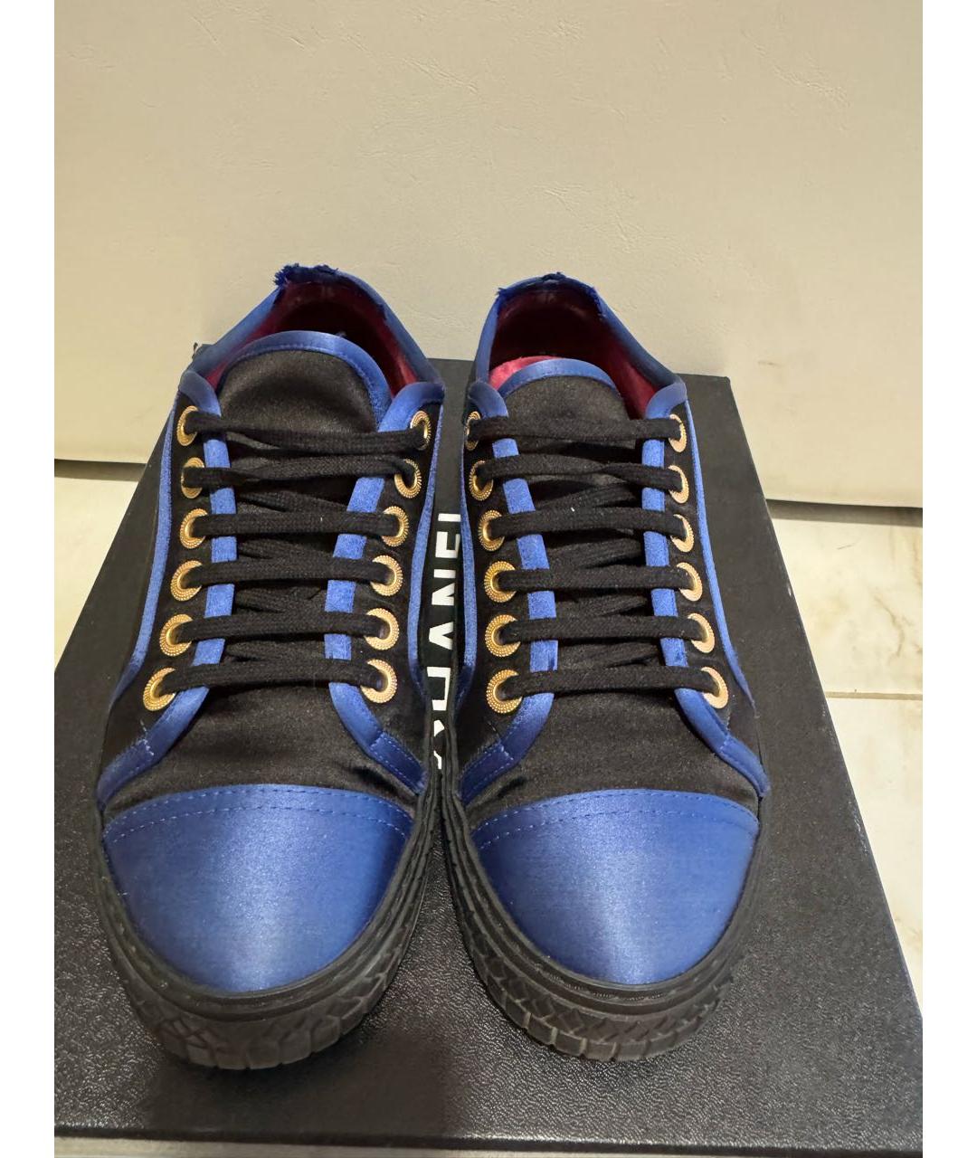 CHANEL Синие текстильные кеды, фото 2