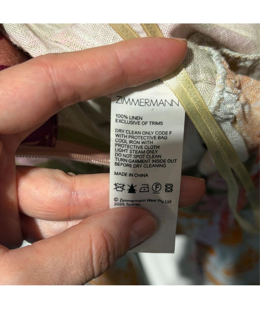 ZIMMERMANN Мульти льняной сарафан, фото 6