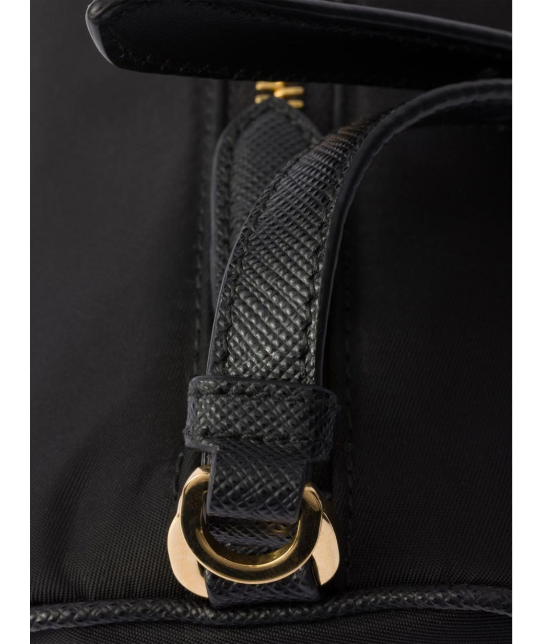 PRADA Черная синтетическая сумка через плечо, фото 5