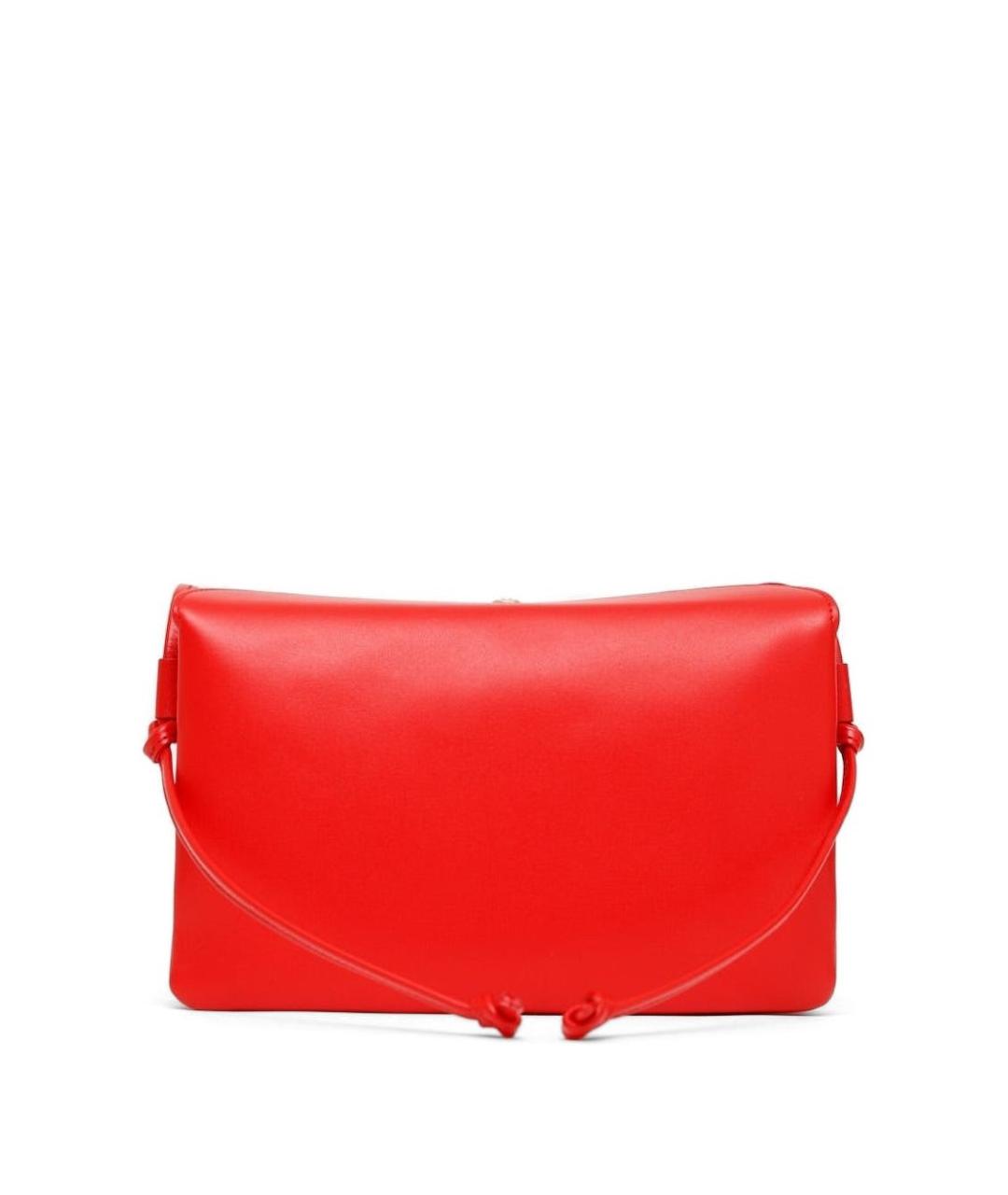 CELINE Красная кожаная сумка через плечо, фото 3