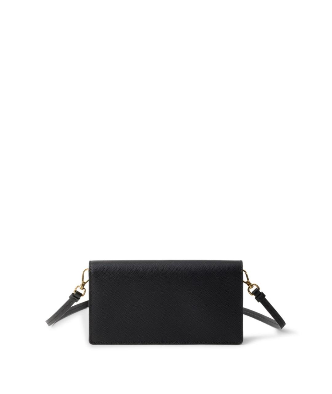 PRADA Черная кожаная сумка через плечо, фото 3