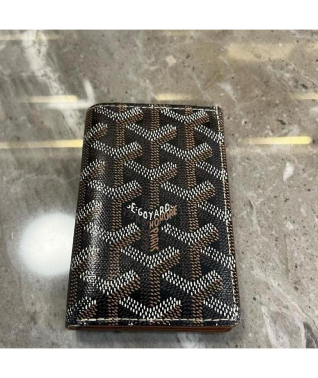GOYARD Коричневый кошелек, фото 2