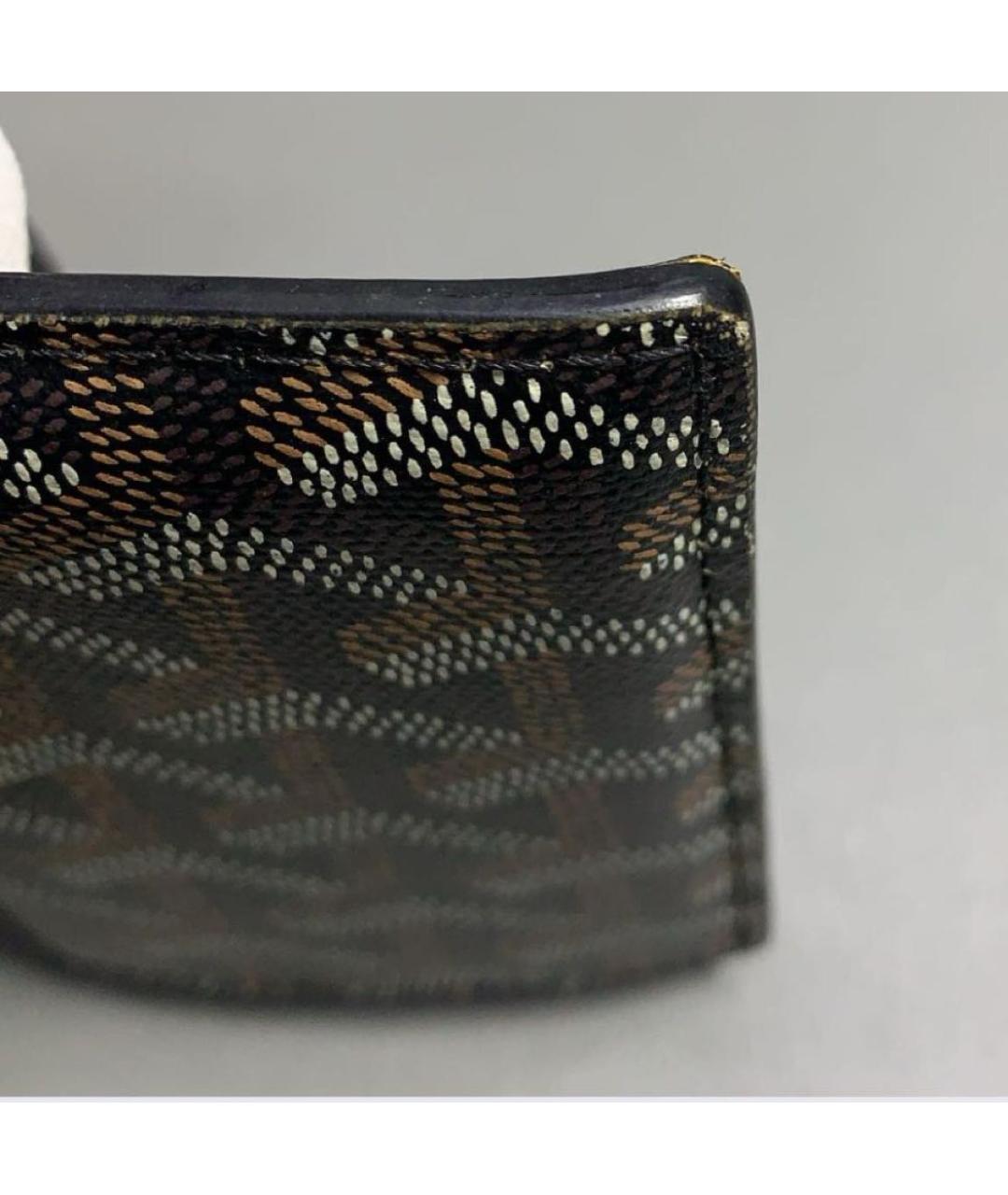 GOYARD Коричневый кошелек, фото 7