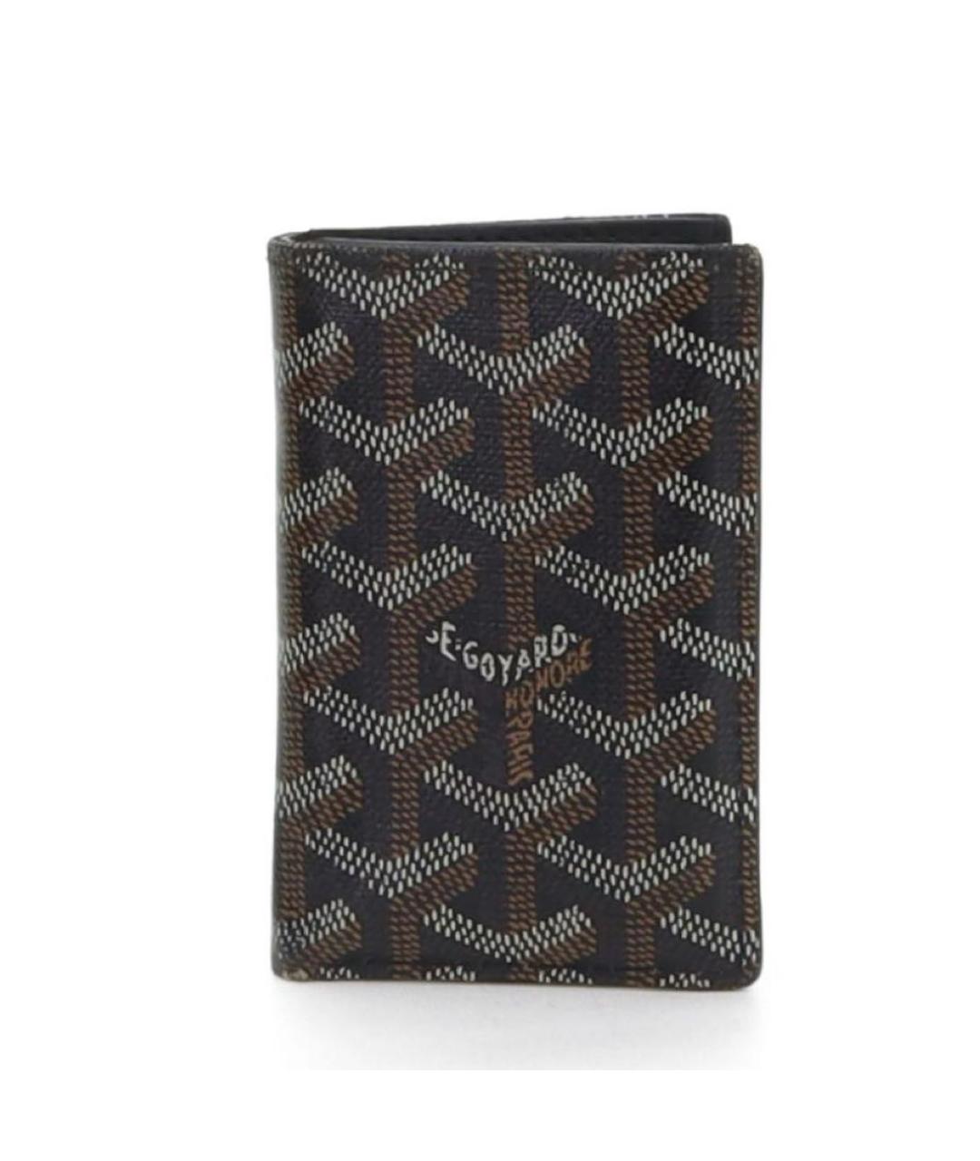 GOYARD Коричневый кошелек, фото 3