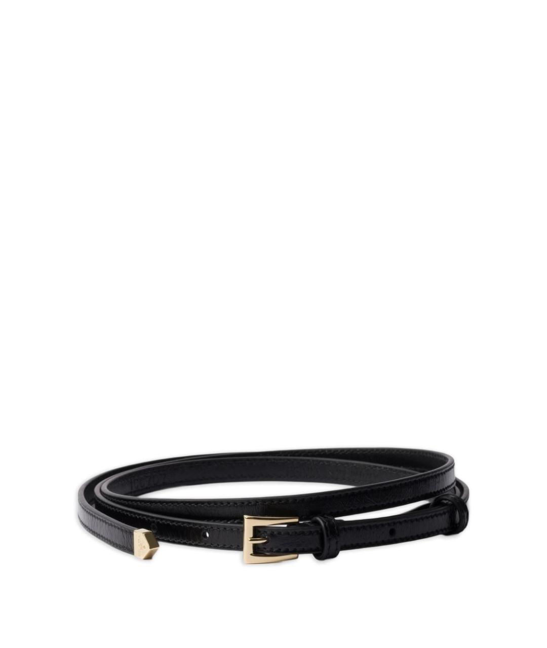 PRADA Черный кожаный ремень, фото 1