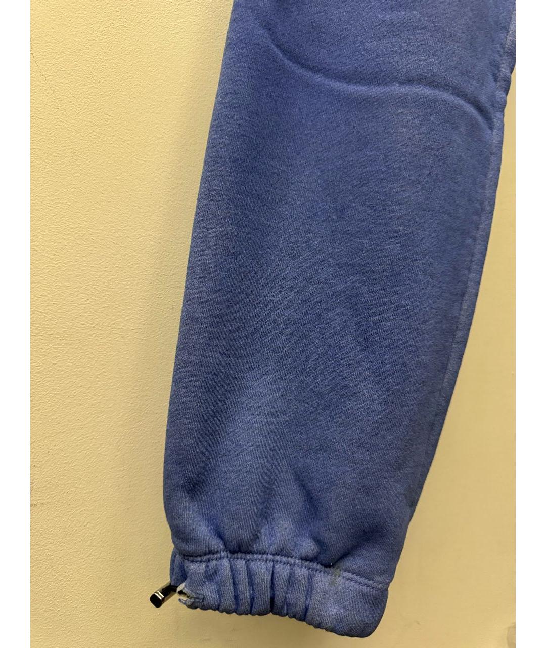 AMIRI Синие хлопковые повседневные брюки, фото 4