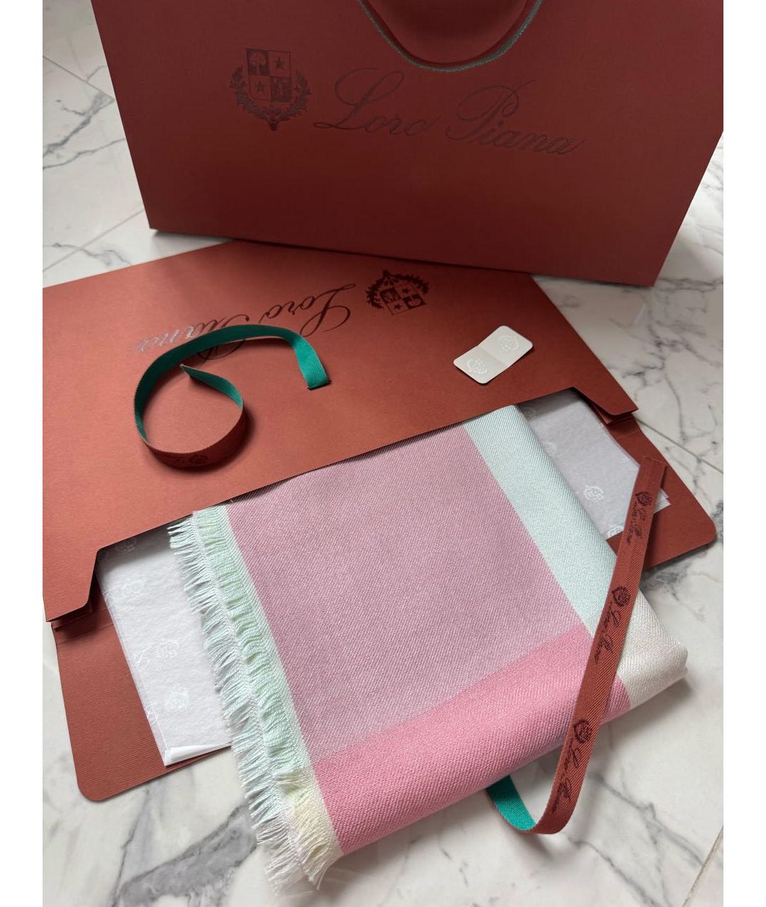 LORO PIANA Мульти кашемировый платок, фото 4