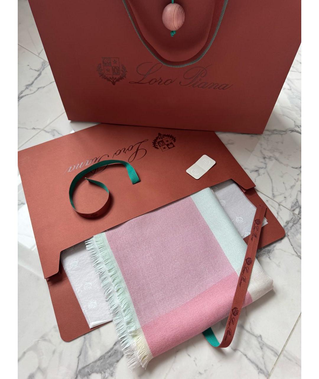 LORO PIANA Мульти кашемировый платок, фото 2