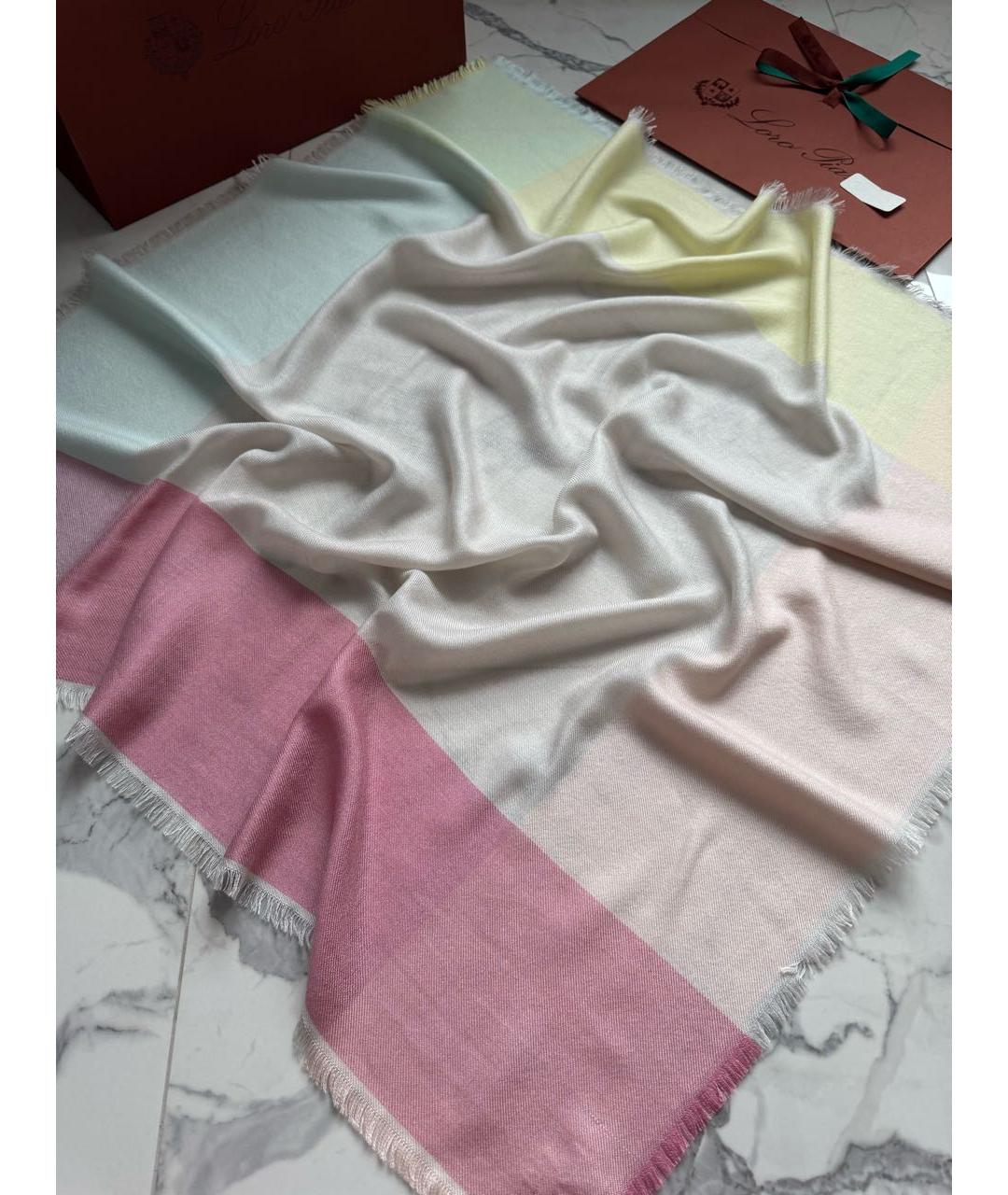 LORO PIANA Мульти кашемировый платок, фото 7