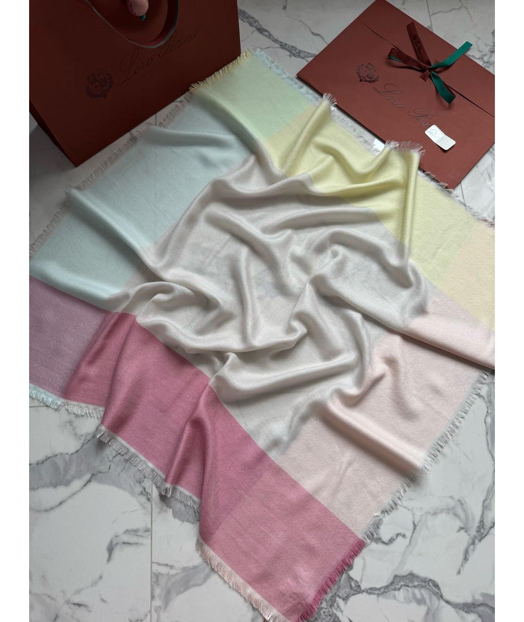 LORO PIANA Мульти кашемировый платок, фото 9