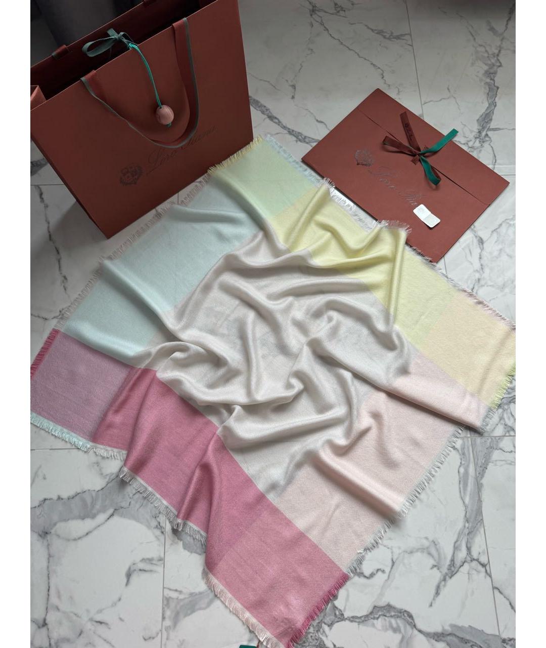 LORO PIANA Мульти кашемировый платок, фото 8