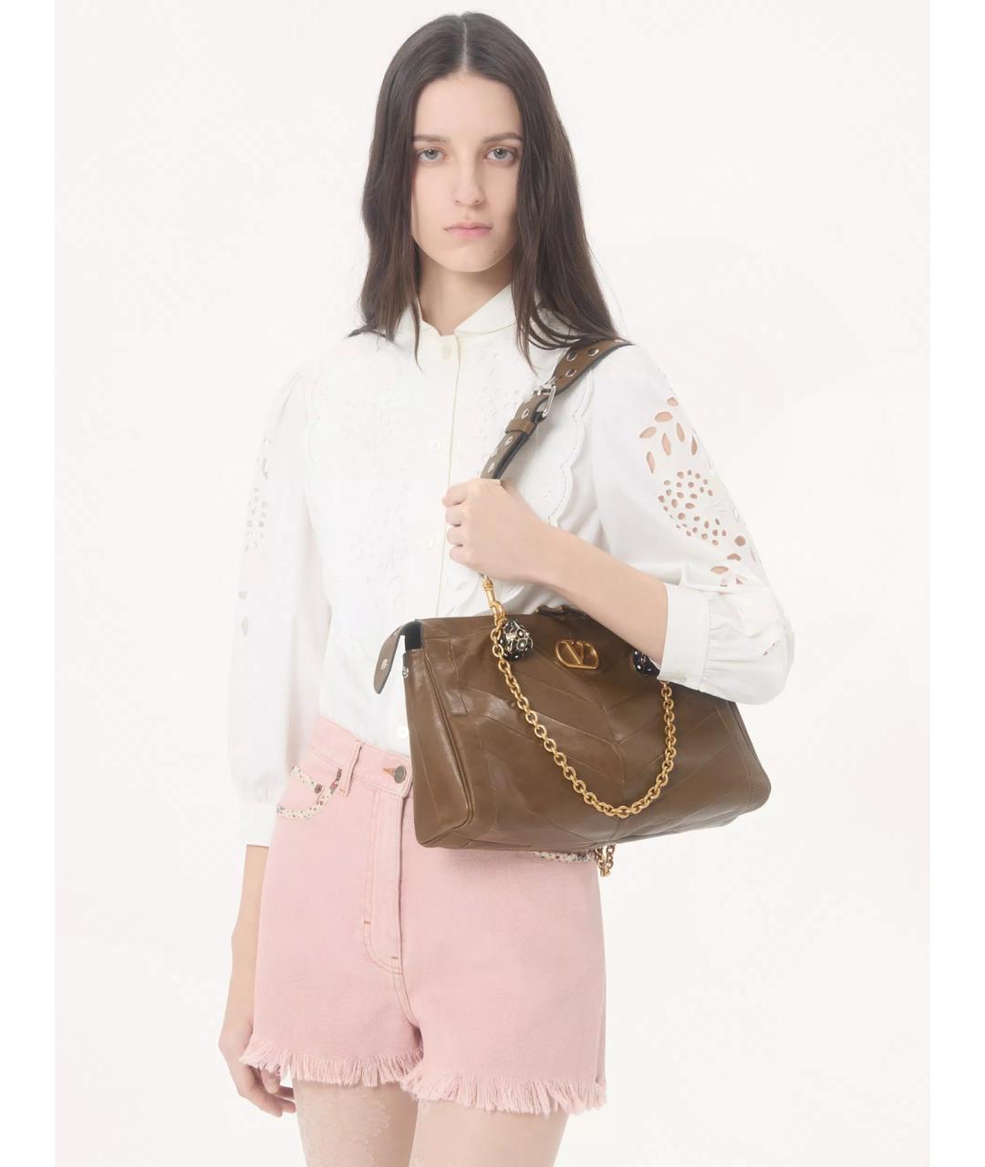 VALENTINO Белая хлопковая рубашка, фото 3