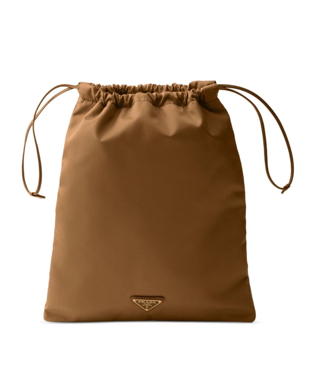 PRADA Коричневая сумка с короткими ручками, фото 1