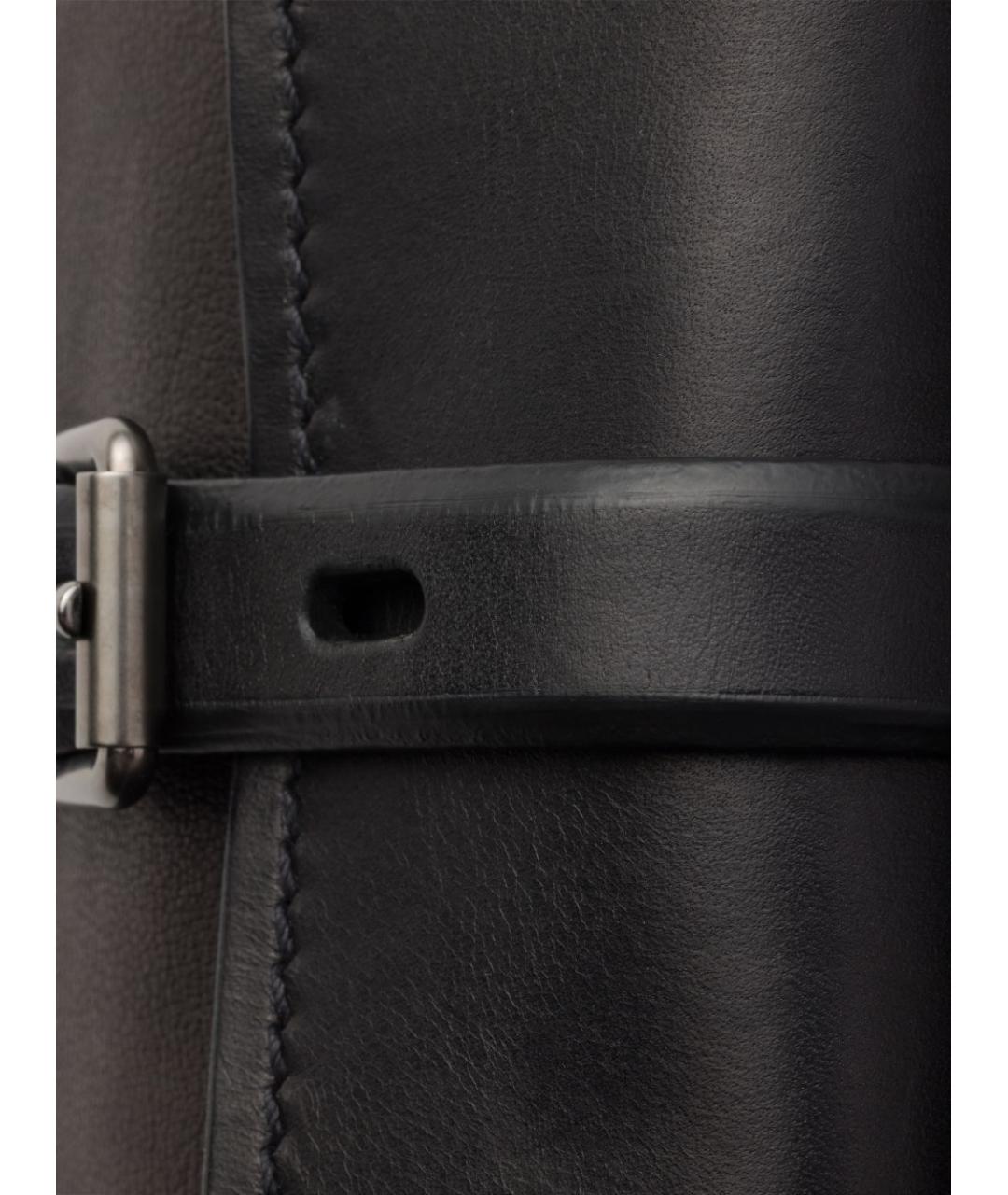 PRADA Черная кожаная сумка тоут, фото 4