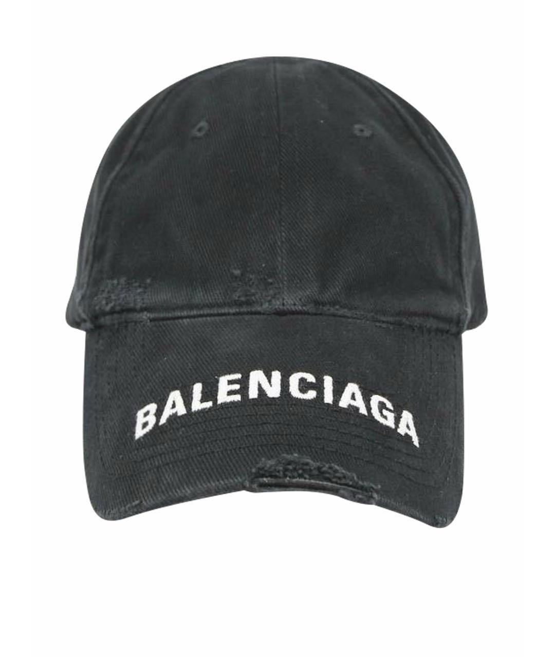 BALENCIAGA Черная хлопковая кепка/бейсболка, фото 4