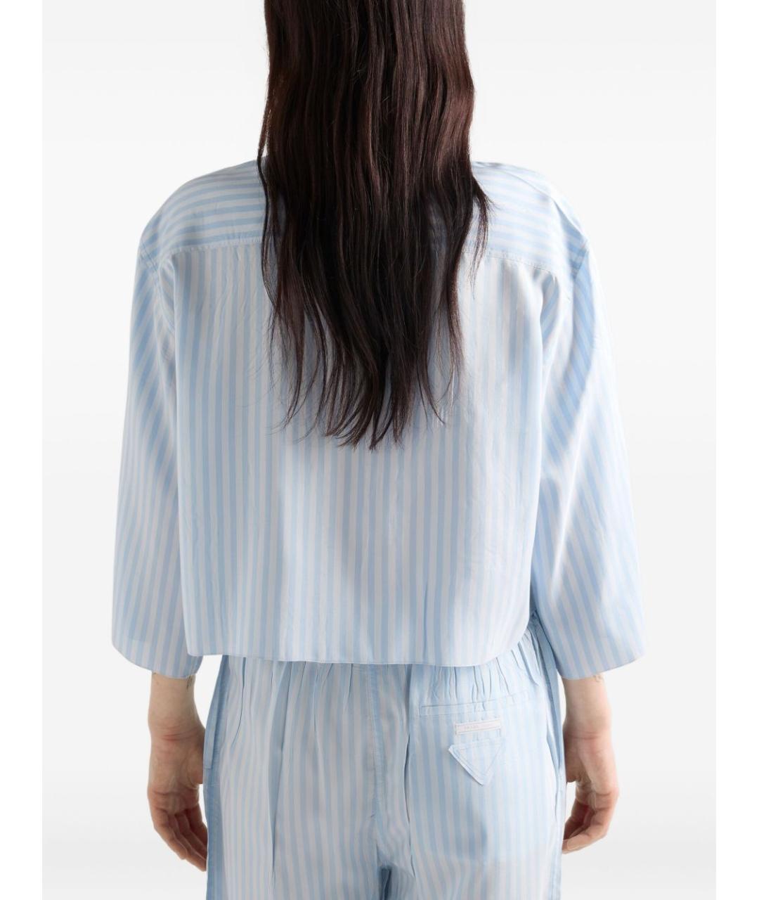 PRADA Голубая рубашка, фото 3