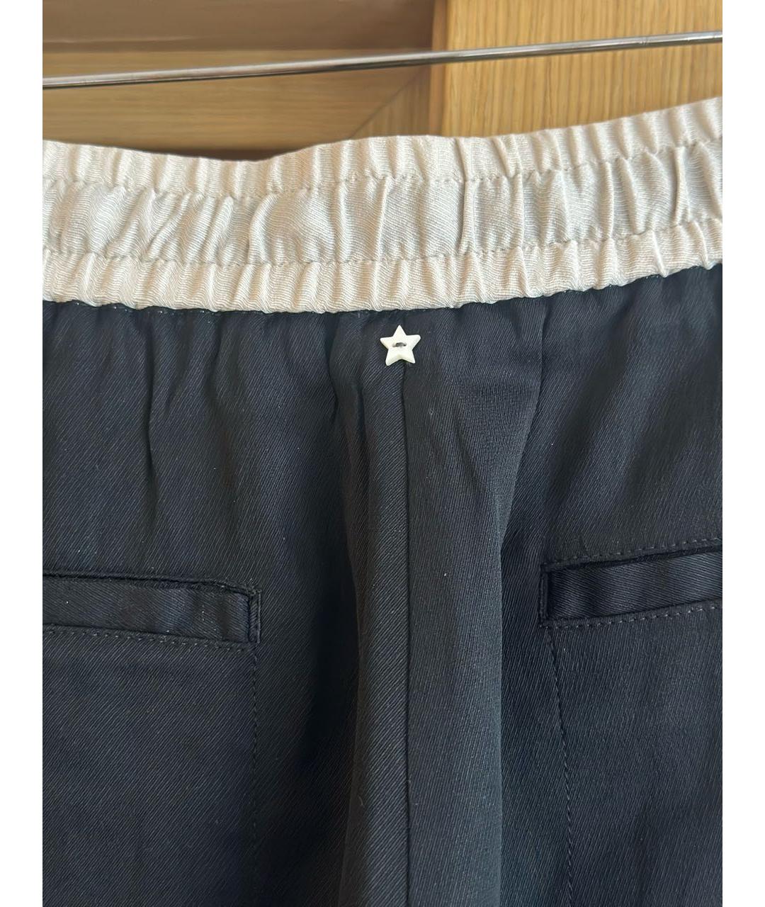 LORENA ANTONIAZZI Черный шелковый костюм с брюками, фото 5