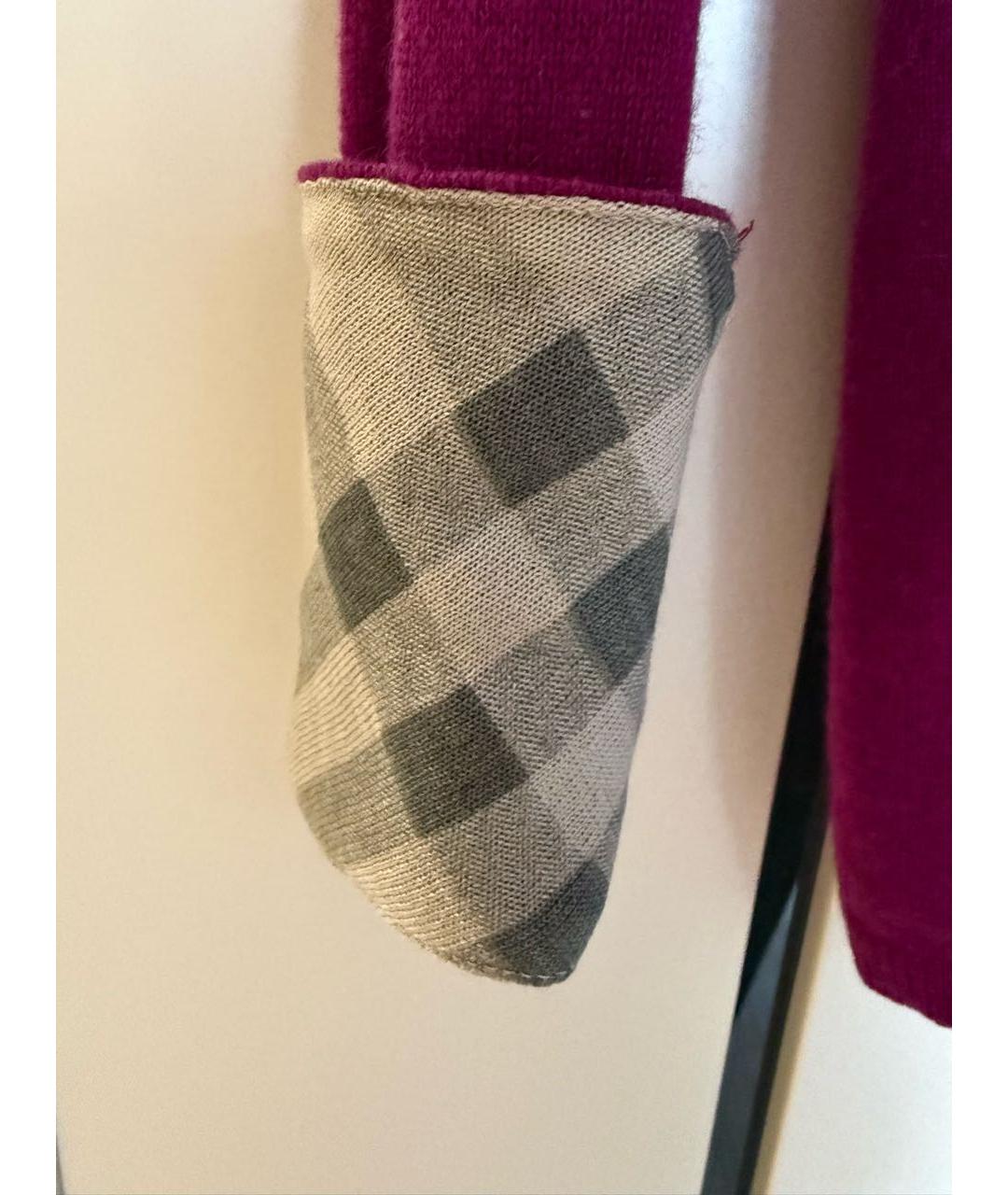 BURBERRY Фуксия кашемировый джемпер / свитер, фото 4