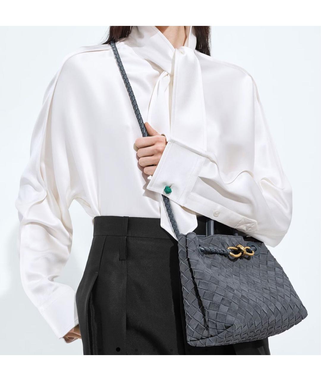 BOTTEGA VENETA Замшевая сумка тоут, фото 2