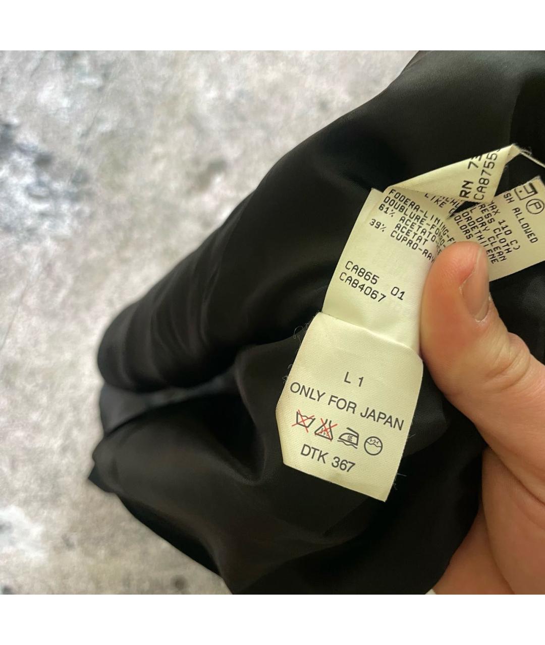 MAX MARA Черный ацетатный жакет/пиджак, фото 5