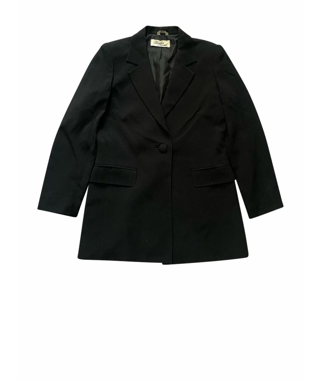 MAX MARA Черный ацетатный жакет/пиджак, фото 1