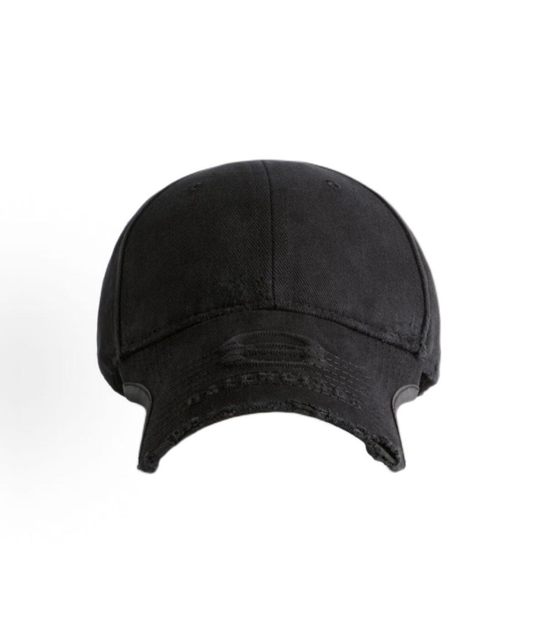 BALENCIAGA Черная хлопковая кепка/бейсболка, фото 4