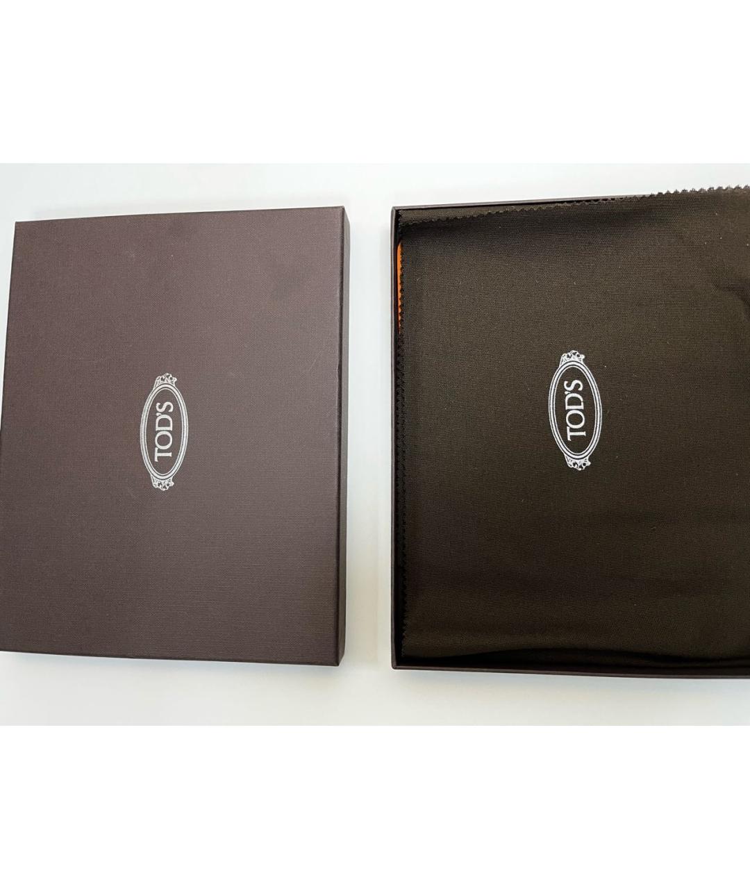 TOD'S Оранжевая кожаная папка для документов, фото 2