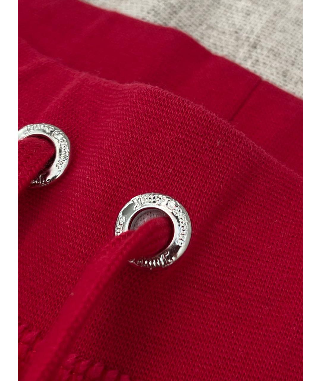 JUICY COUTURE Красный велюровый костюм с брюками, фото 6