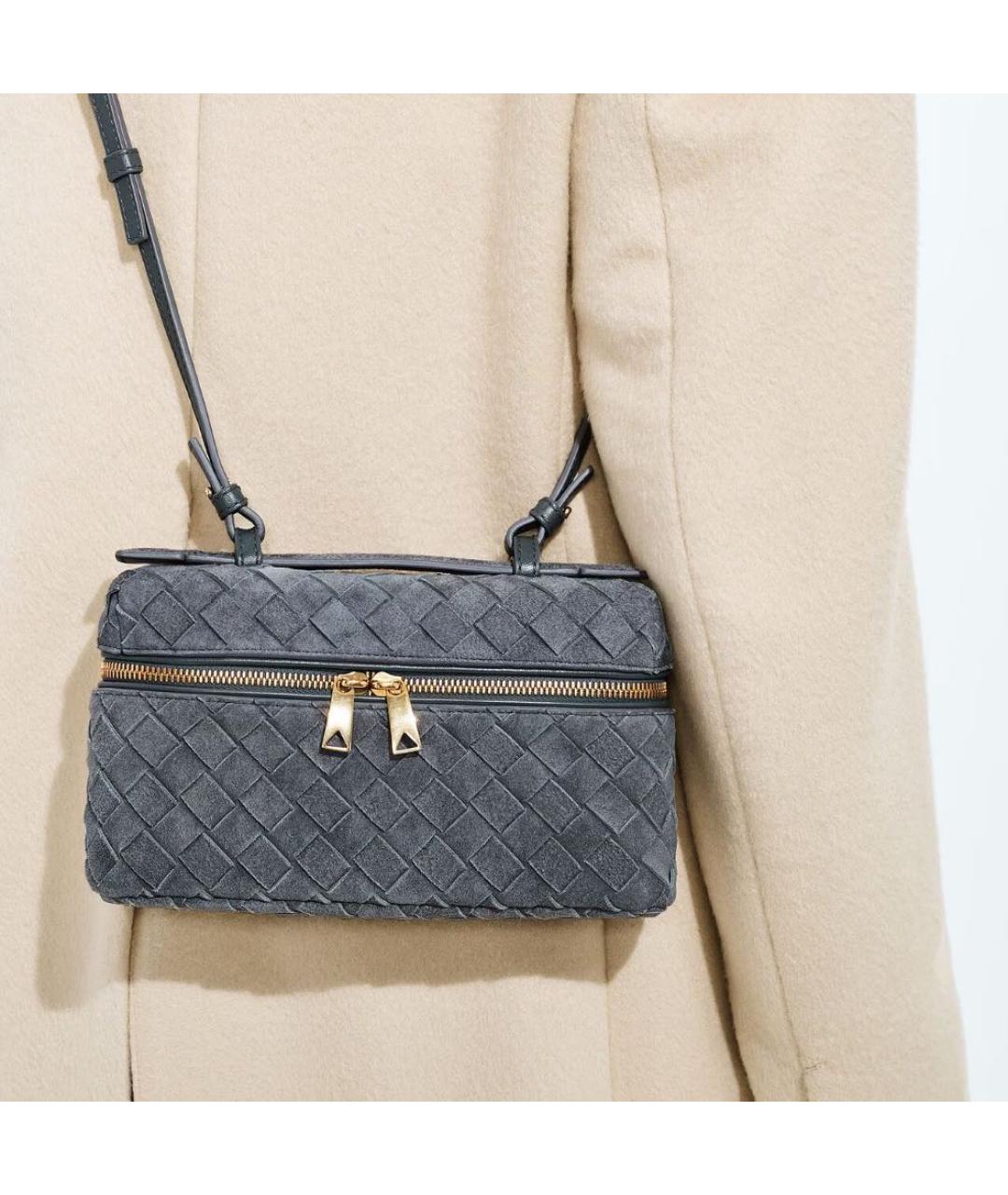 BOTTEGA VENETA Замшевая сумка через плечо, фото 3