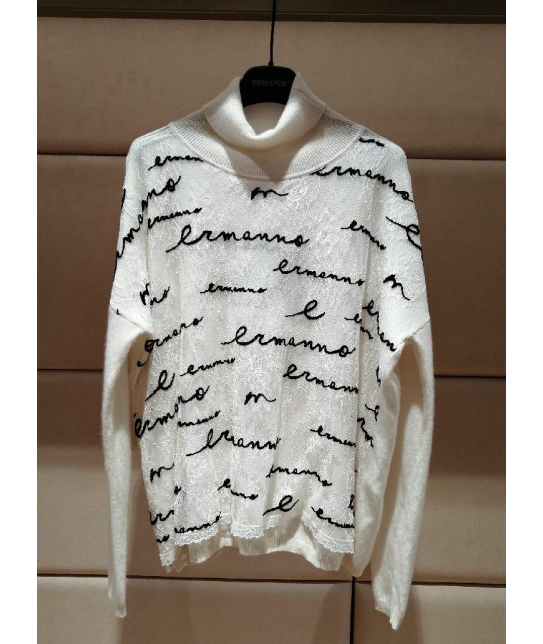 ERMANNO SCERVINO Белая водолазка, фото 3