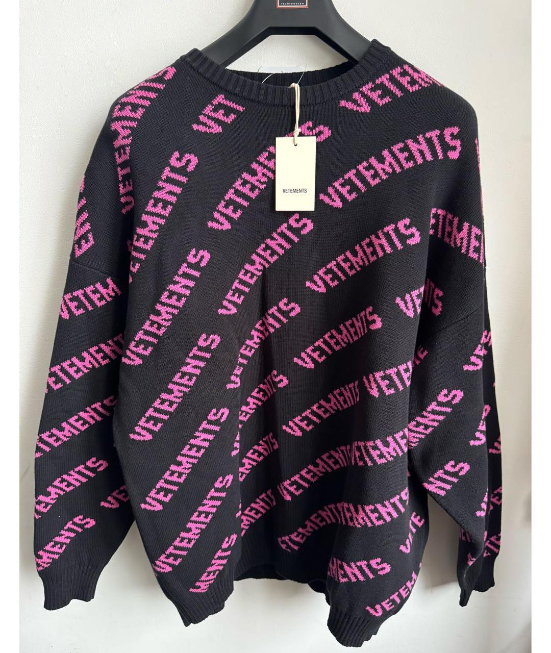 VETEMENTS Черный джемпер / свитер, фото 2