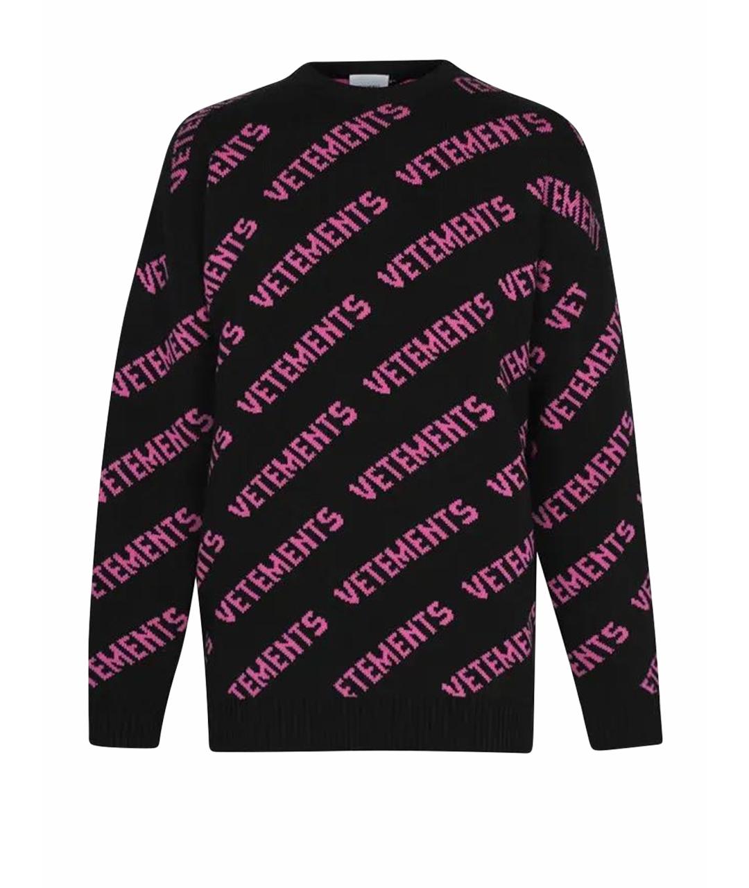 VETEMENTS Черный джемпер / свитер, фото 1