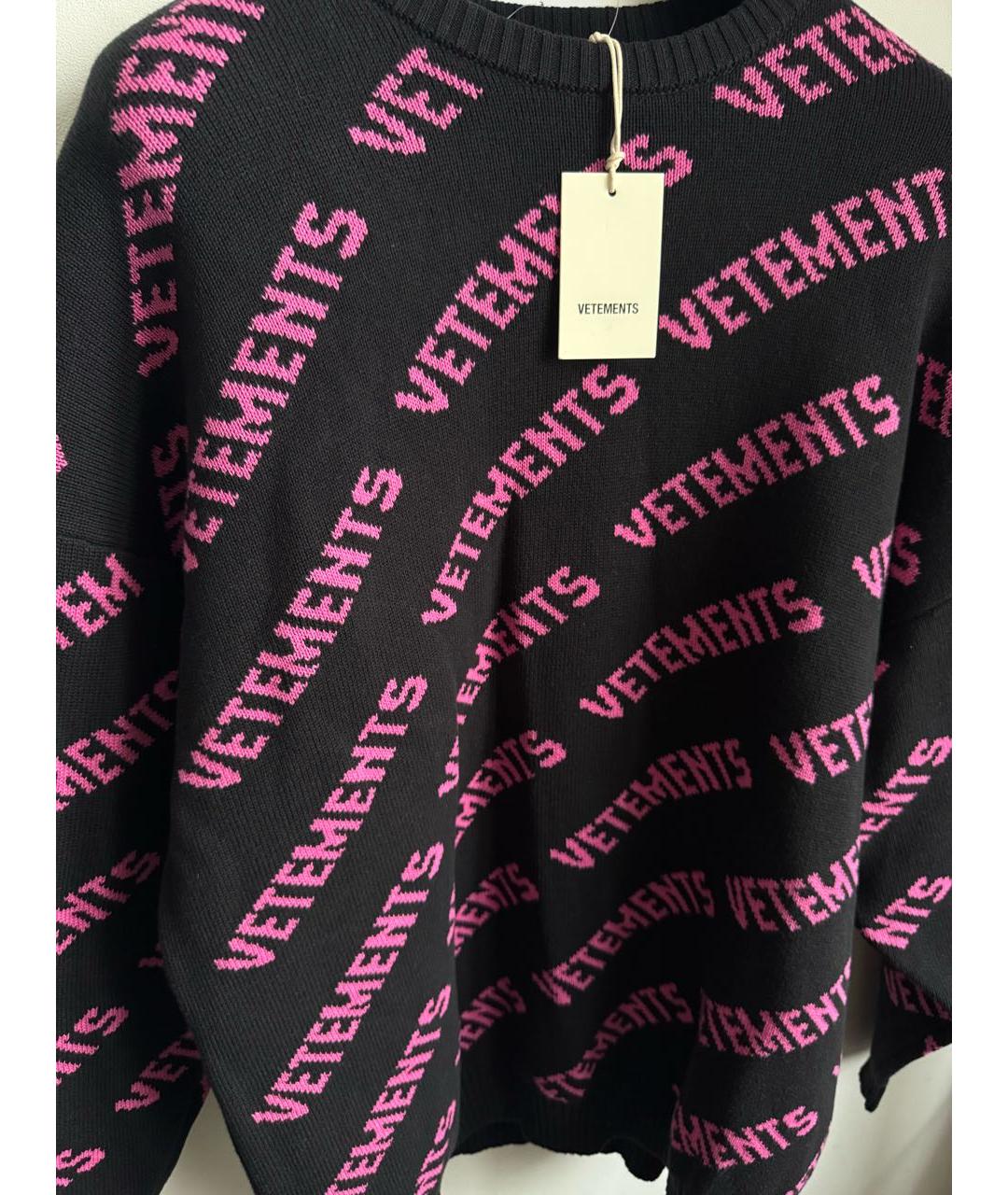 VETEMENTS Черный джемпер / свитер, фото 5