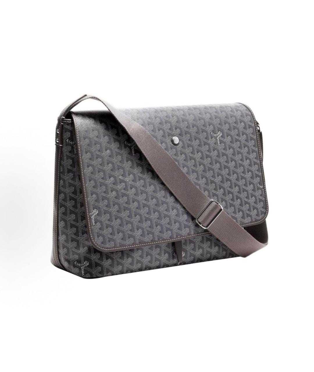 GOYARD Серая сумка на плечо из искусственной кожи, фото 2