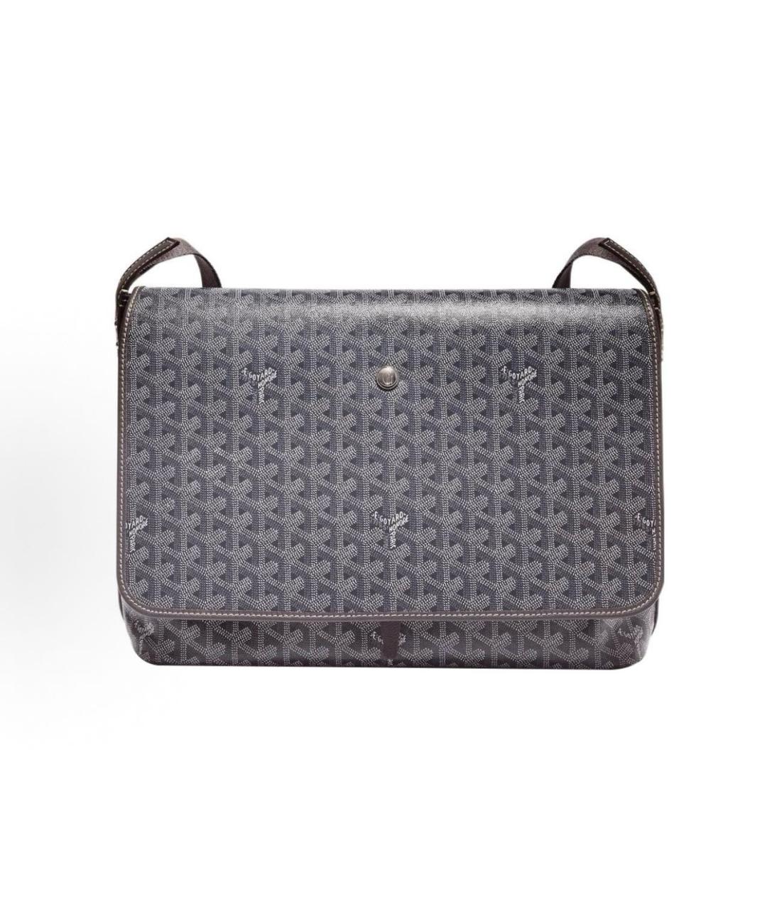 GOYARD Серая сумка на плечо из искусственной кожи, фото 5