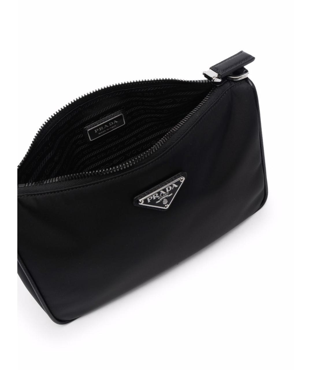 PRADA Черная синтетическая сумка на плечо, фото 4