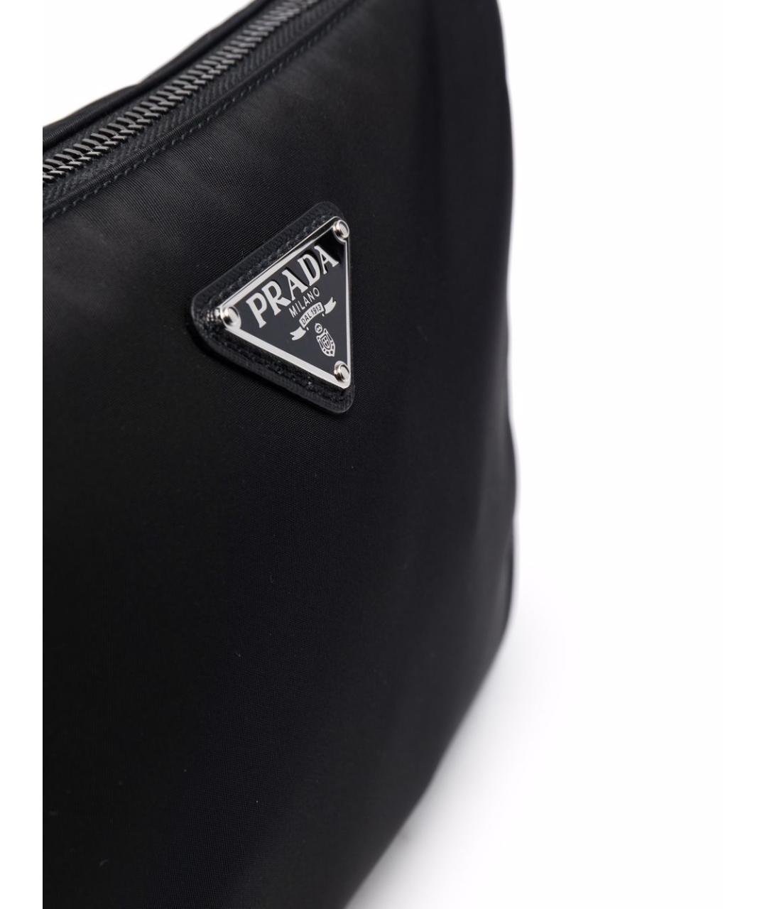 PRADA Черная синтетическая сумка на плечо, фото 5