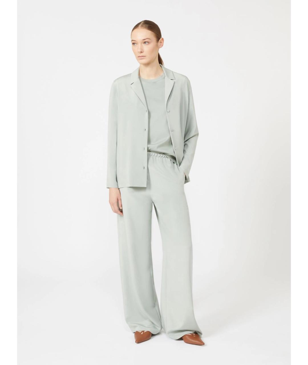 MAX MARA Зеленая хлопковая футболка, фото 2