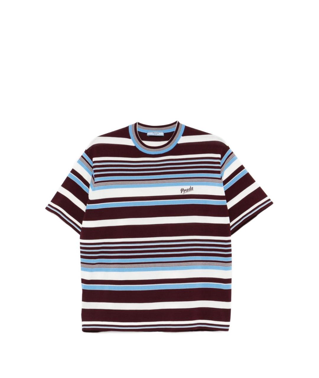 PRADA Мульти хлопковая футболка, фото 1