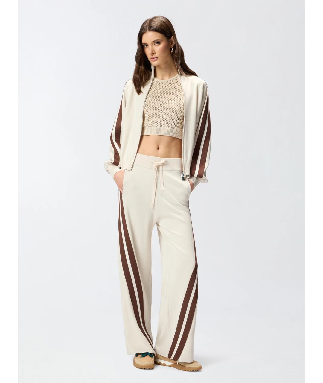 PINKO Бежевая хлопковая майка, фото 2