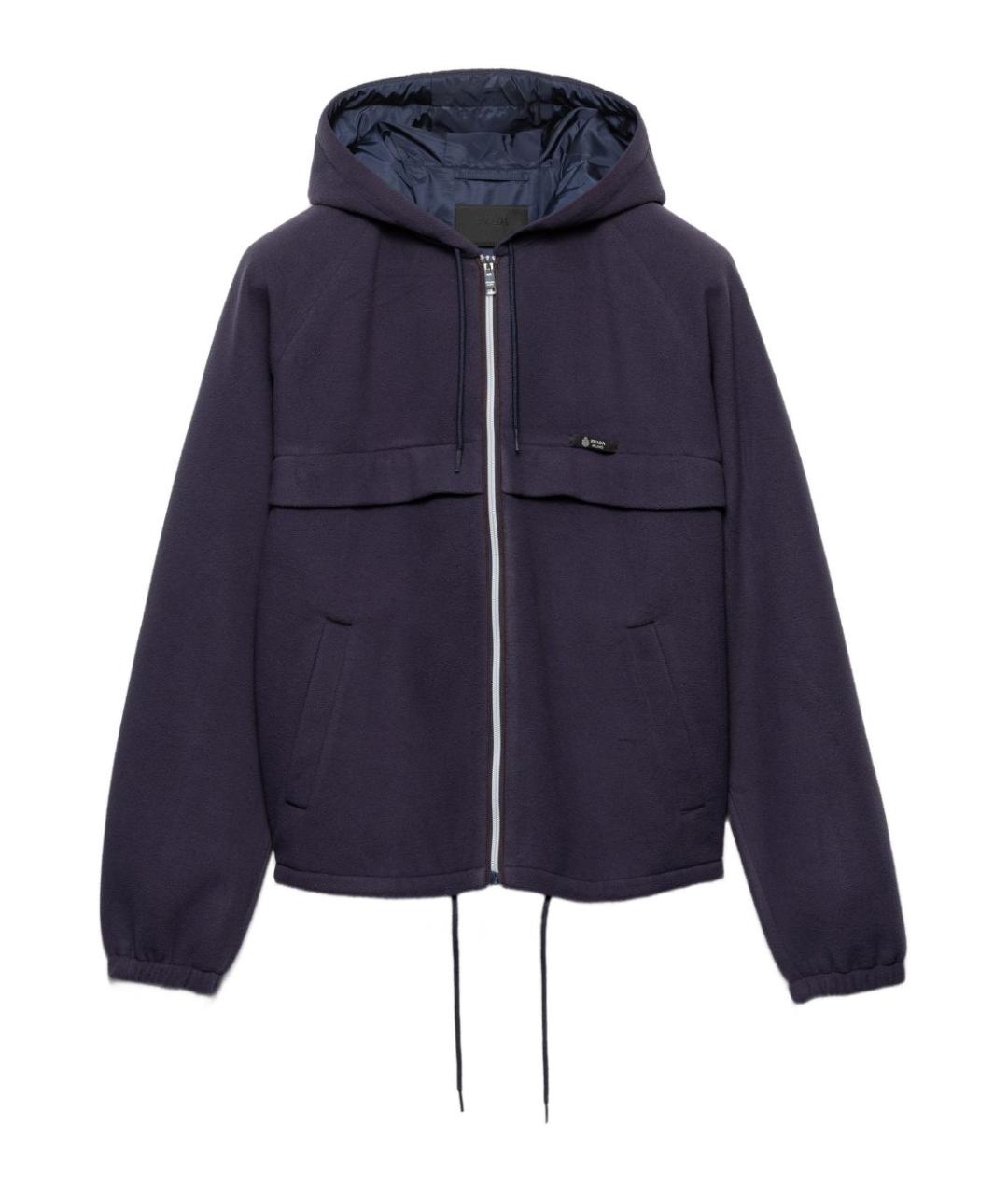 PRADA Синяя полиэстеровая куртка, фото 1